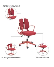 Bureaustoel ORIVO Rood_1071025