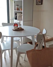 Set di 2 sedie da pranzo ROXBY Bianco_977445