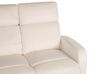 Velvet Manual Recliner Living Room Set White VERDAL_904824