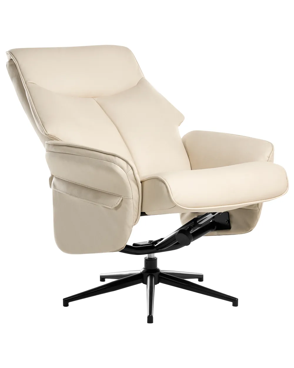 Recliner Chair ERATO Fabric Light Beige_1007319