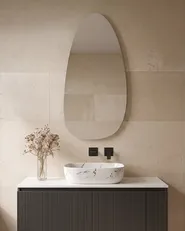 LED Bathroom Mirror ROYER 60 cm 130 cm Silver_1087860