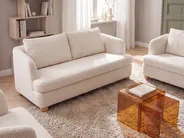 Living Room Set 6 Seater RATTVIK Boucle Off-White_1066729