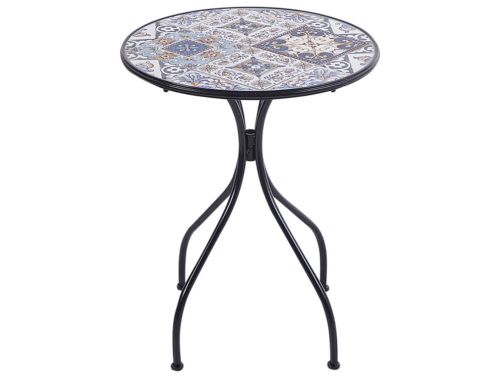 Stolik bistro CIVITA 60 cm 60 cm Metal Czarny_930804