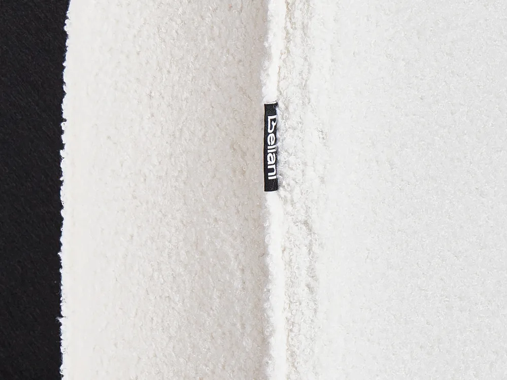 Corner Sofa Bed 4 Seater VADSO Boucle Off-White Right Hand_959065