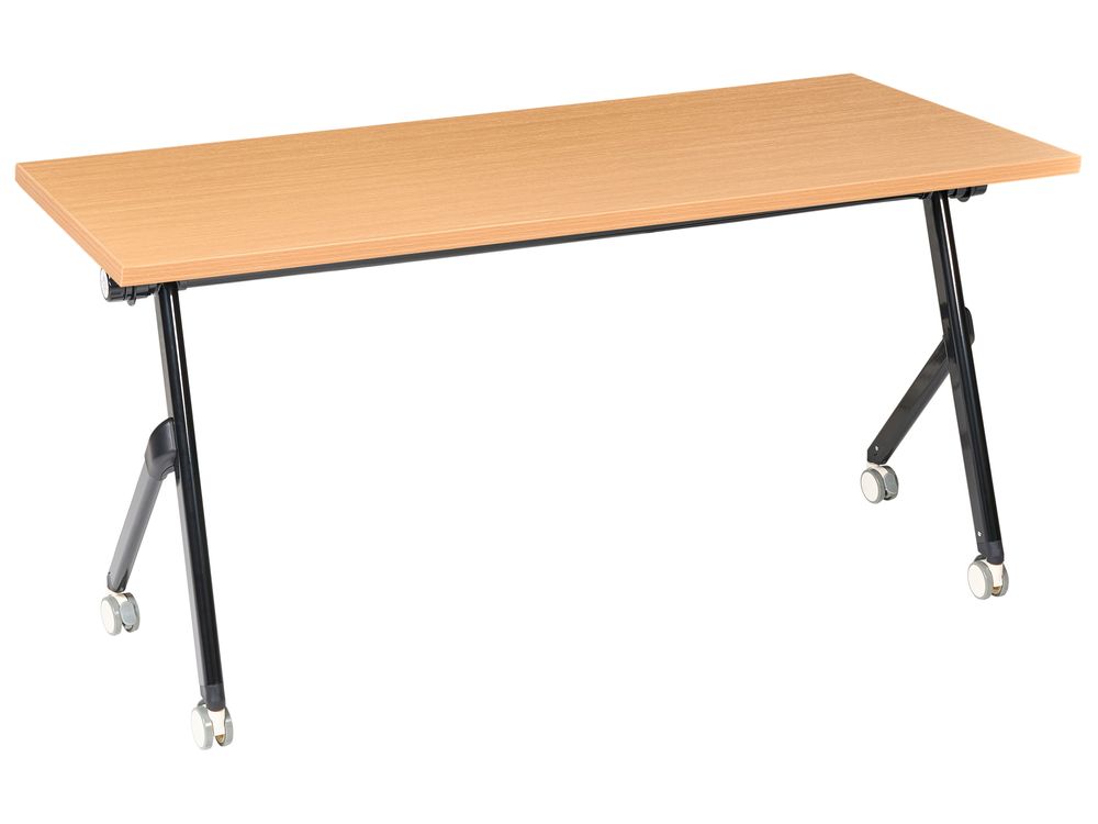 Foldable Office Desk BENDI 160 cm 60 cm Brown
