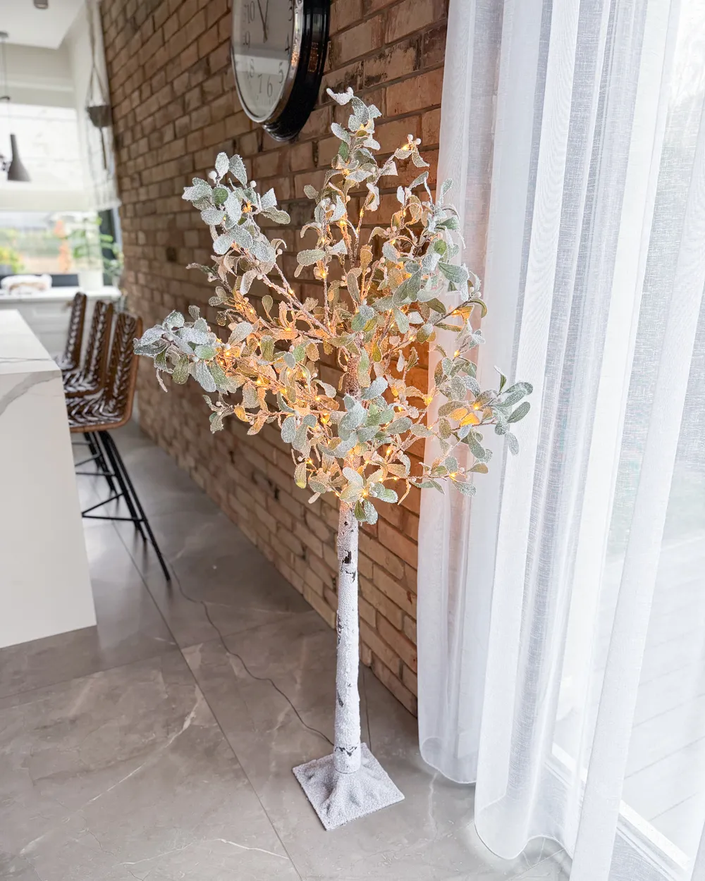 Outdoor Decoration LED MELAKKO 150 cm Tree Green_1036077