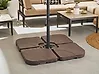Parasol Base CARIA Square Taupe 9 kg