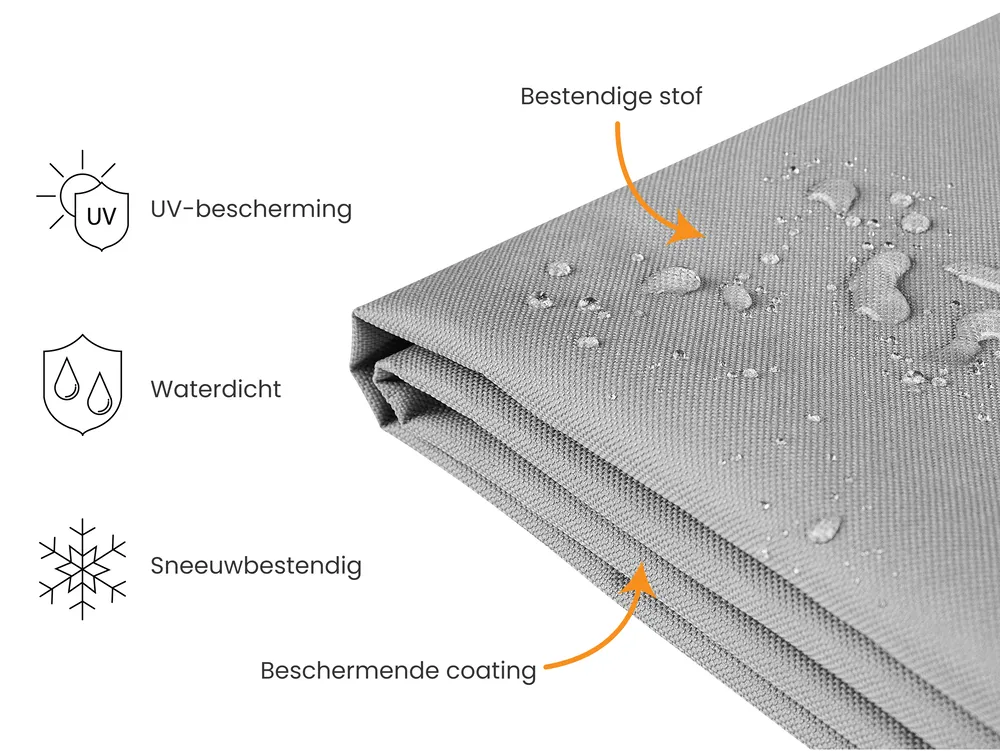 Regenhoes CHUVA 200 cm 120 cm 120 cm Grijs_929767