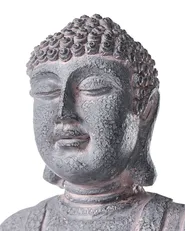 Garden Water Feature LED URLANTE Buddha Grey_1064136
