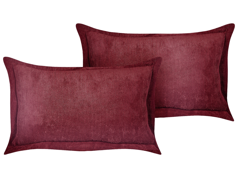 Burgundy cushions outlet