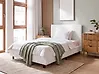 Bed Boucle ALBI 120 x 200 cm (EU Small Double) Off-White