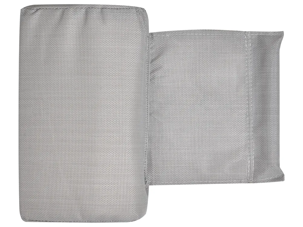 Set di 2 Lettini Prendisole SORONI Metallo Grigio chiaro_1014178