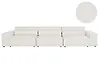 Modular Sofa 3 Seater HELLNAR Boucle Off-White