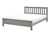 Cama Madera de pino MAYENNE 140 x 200 cm Gris