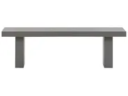 Set da pranzo da giardino con panche 4 posti TARANTO Cemento Grigio_775865