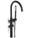 Freestanding Bath Mixer Tap Black with Silver TUGELA_813504