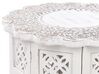 Mango Wood Side Table Off-White BADHI_851865