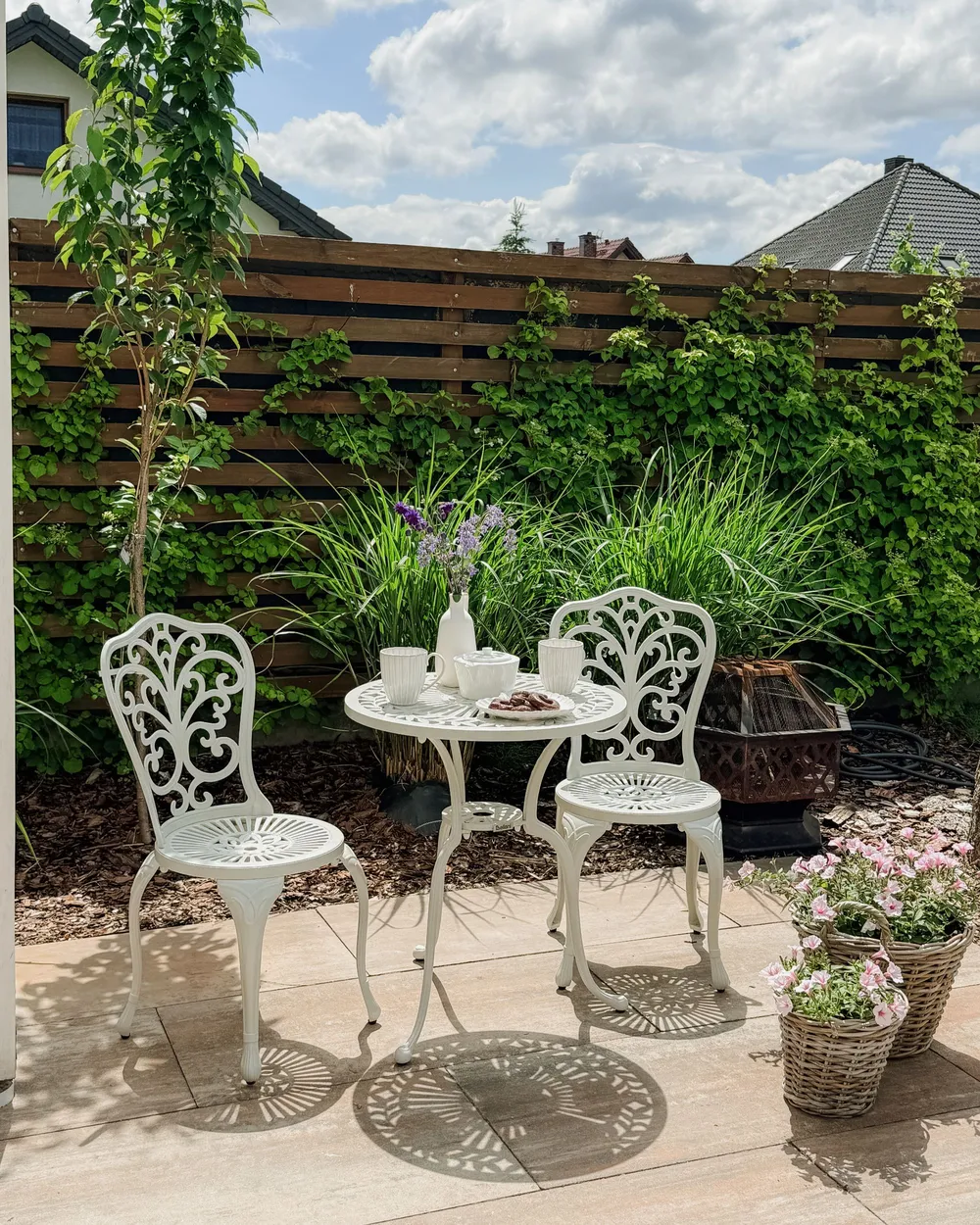 Bistro Set TRIORA/DASCIO Metal Off-White_1093262