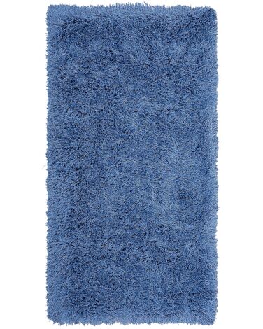 Kék hosszú szálú szőnyeg 80 x 150 cm CIDE