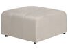 Modulsoffa med fotpall 3-sits sammet beige FALSTERBO_919300