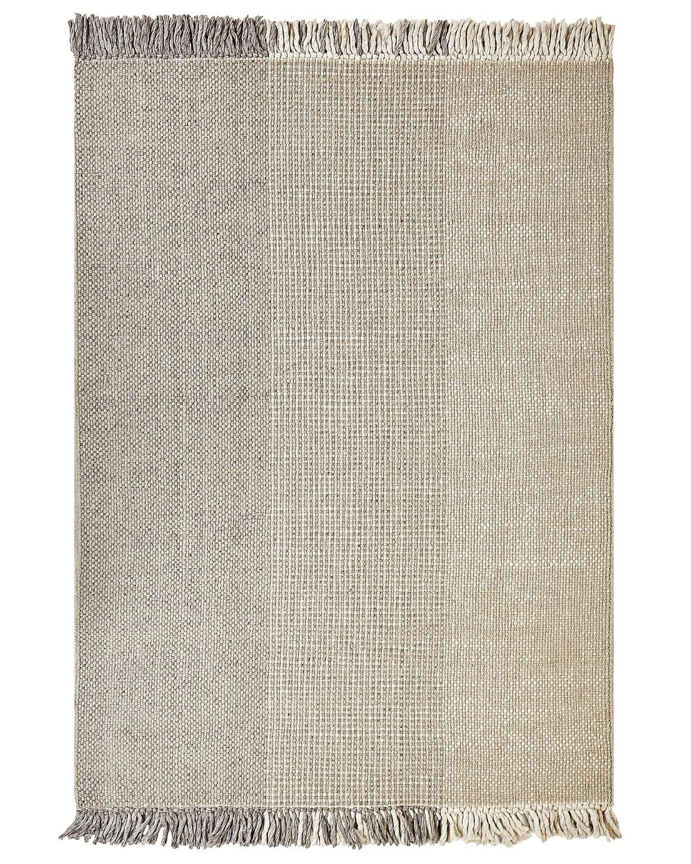 Rug TEKELER Grey 160 x 230 cm Wool