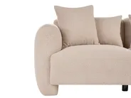 Sofa 3 Seater EKENES Boucle Beige_1074482