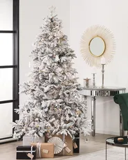 Artificial Snowy Christmas Tree TOMICHI 210 cm White_782993