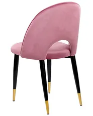 Set of 2 Dining Chairs MAGALIA Velvet Pink_1043546