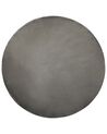 Round Viscose Area Rug ⌀ 140 cm Dark Grey GESI II_793631