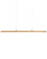 Lampadario a LED STEWARTS con dimmer Legno di quercia Marrone chiaro