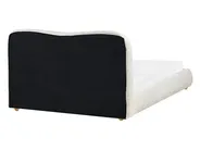 Bett mit Stauraum BLAGNAC Bouclé Cremeweiß 140 x 200 cm_1009266