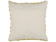 Conjunto de 2 cojines decorativos ALCEA 45 x 45 cm Algodón Amarillo Patrón geométrico_835167