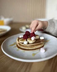 Zestaw 4 małych talerzy SESAME Kamionka Jasnoszary_973784
