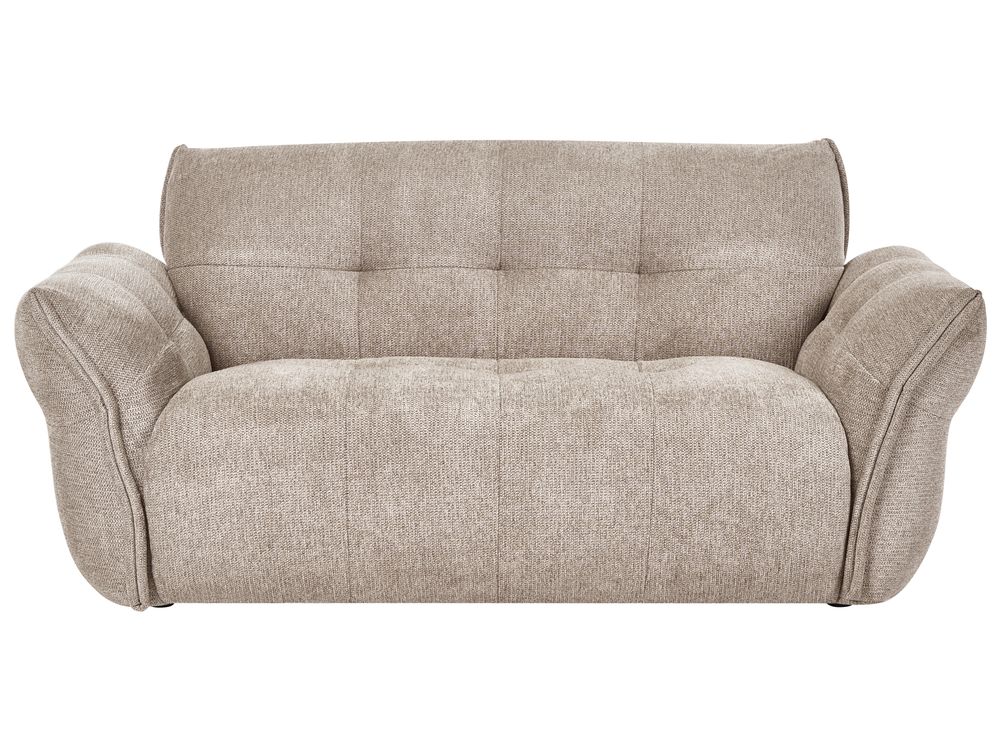 Sofa 2 Seater HALBA Fabric Taupe