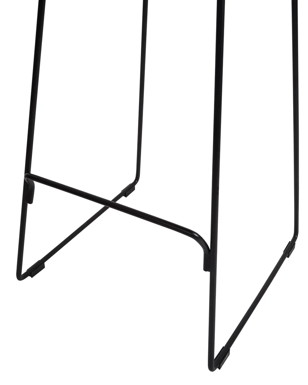 Set of 2 Bar Chairs PENSACOLA Metal Black_907499