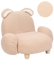 Poltrona per Bambini Coniglio KANNA Bouclé Beige_886858