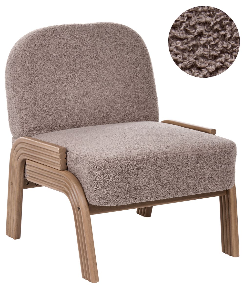 Armchair ORTEN Boucle Taupe