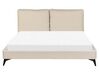 Boucle EU King Size Bed Beige MELLE_882589