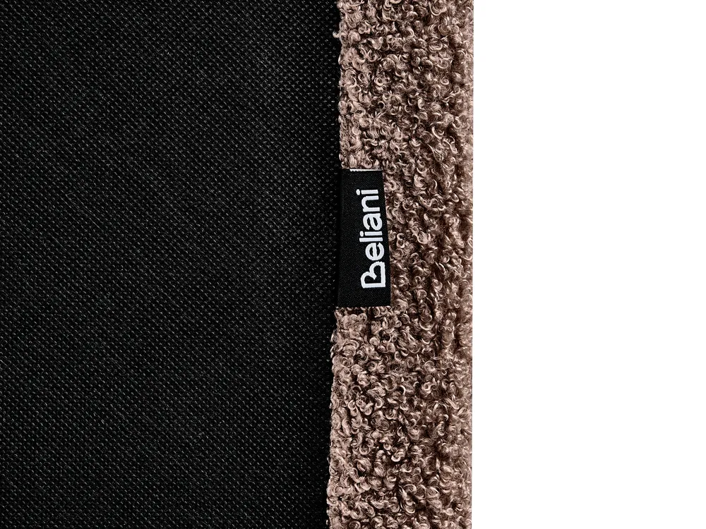 Bed Boucle ALBI 180 x 200 cm (EU Super King) Brown_981664