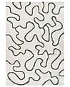 Dywan KAPPAR Jasnobeżowy 160 x 230 cm Wiskoza