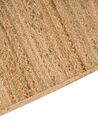 Teppich Jute beige 160 x 230 cm geometrisches Muster Kurzflor BOGAZOREN_885163