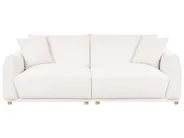 Sofa 3 Seater JUBEK Fabric Off-White_1081534