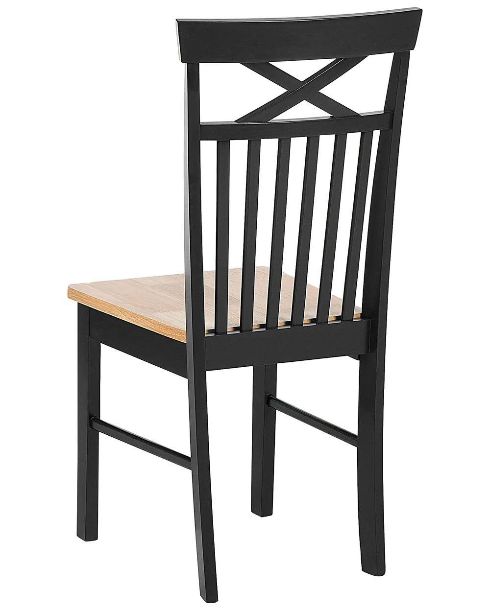 Set di 2 sedie da pranzo HOUSTON Legno Nero_745152