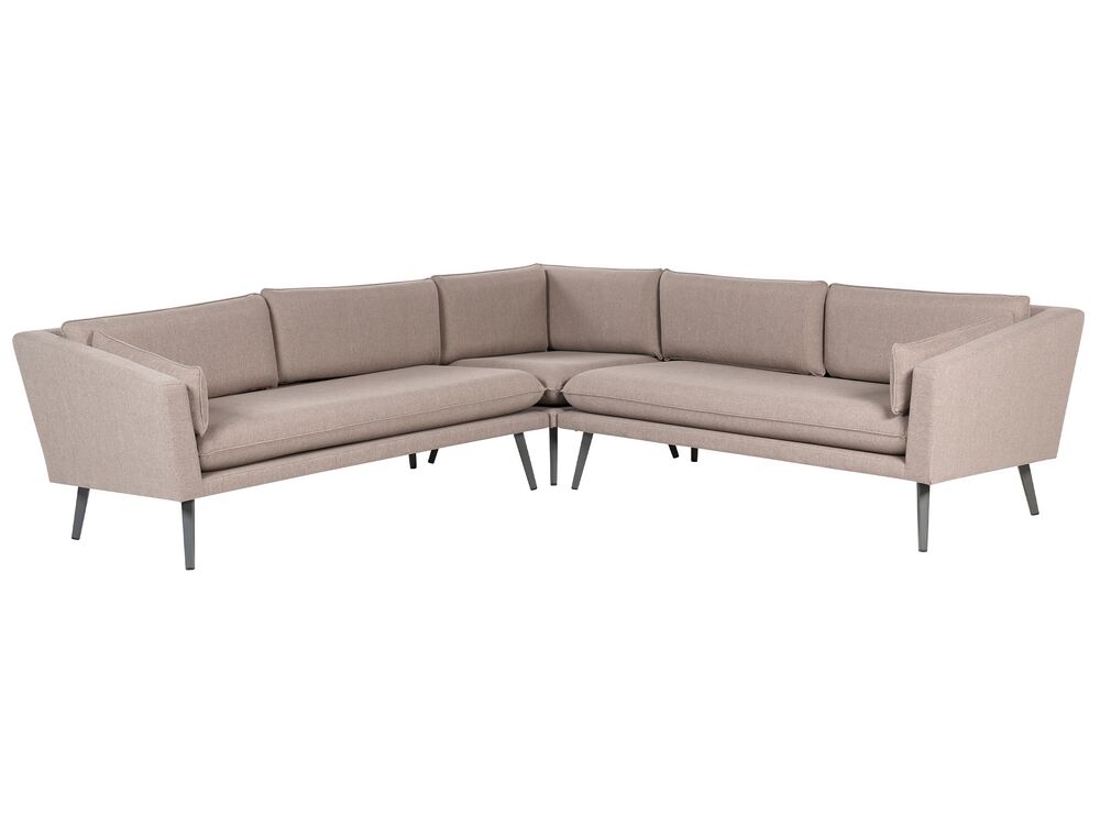 Garden Corner Sofa 5 Seater LORETELLO Beige