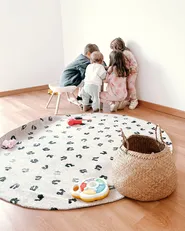 Tappeto AFIS Beige ø 140 cm Cotone_897019