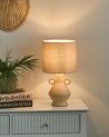 Lampa stołowa KERULEN Ceramika Beżowy