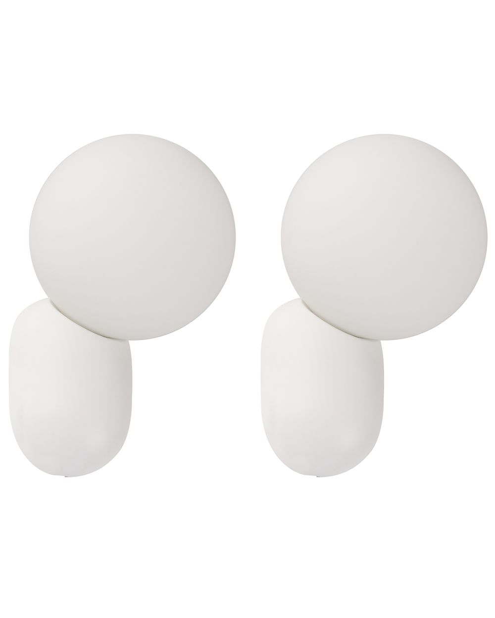 Set de 2 aplice HELME Alb