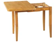 Extending Dining Table MASELA Brown 90/120 cm 60 cm Wood_826974