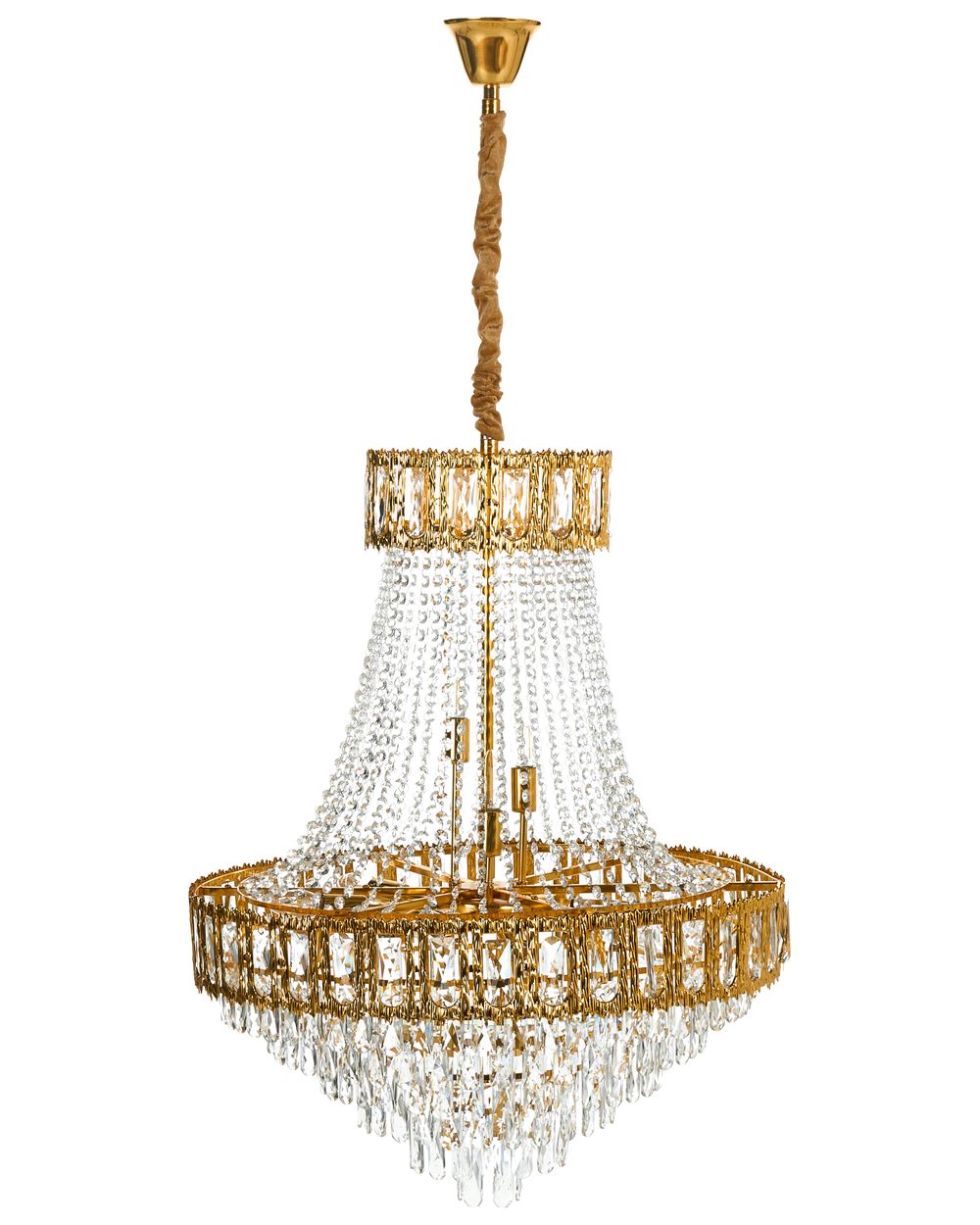 Chandelier MEKI Crystal Gold
