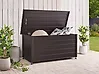 Storage Box CAMPALTO 123 cm 60 cm Metal Dark Brown